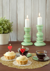 Evening coffe with the home made sweets