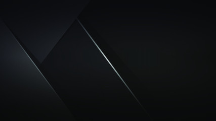 Stylish black background. Ready-made illustration, wallpaper or element for your design: banner, cover, flyer, etc.