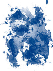 Blue watercolor background for a beautiful design of cards, letterheads, labels.