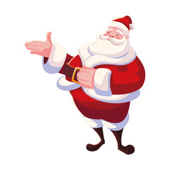 santa claus on white background