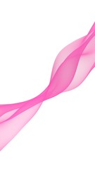 Abstract light red wave. Bright light red ribbon on white background. Abstract red smoke. Light red scarf. Raster air background. 3D illustration