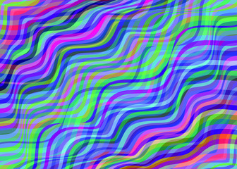 Background of curved colored lines in the form of waves.