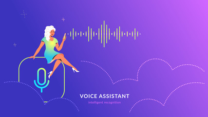 Voice assistant and speech recognition mobile app