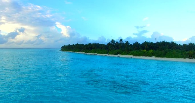 Island in Puerto Rico - peaceful and untouched - 4K