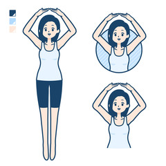 simple tank top woman_circle-with-arms