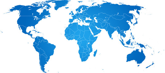 Fototapeta map of world obraz
