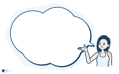 simple tank top woman_text-balloon-navigation