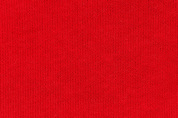 Texture of red textile fabric material with pattern background