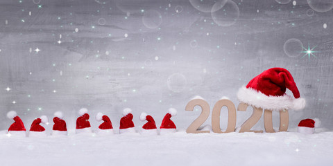 Weihnachtshintergrund und Silvester 2020
