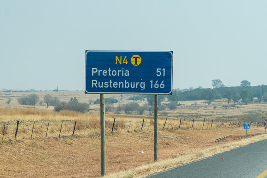 road sign South Africa