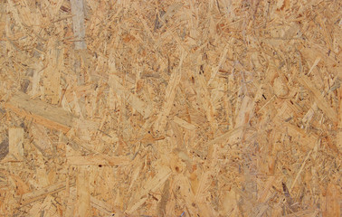 Texture of a wood particle board