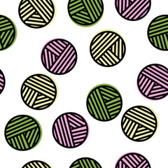 yarn spots seamless repeat