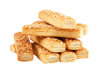 Cookies isolated on a white background