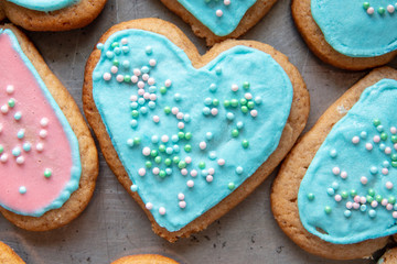 heart shaped cookies