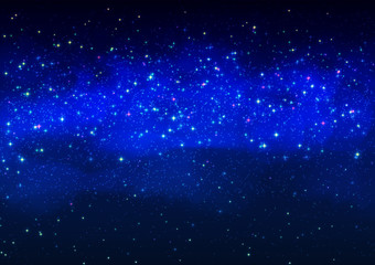 Fototapeta na wymiar abstract night sky view with star