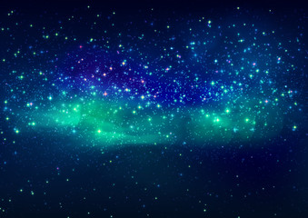 Obraz premium abstract night sky view with star