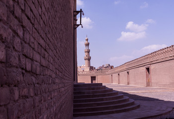 Fototapeta na wymiar Ahmed Ibn Tulun Mosque One of the oldest mosques in Egypt