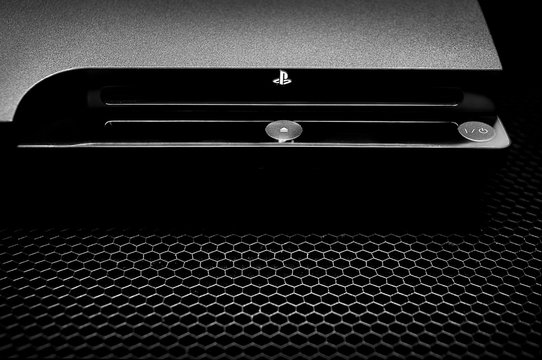 Sony PlayStation 3 game console, next generation. It has now be replaced by newer Playstation 4 and soon in 2020 will be replaced by Playstation 5. Wrocław 16 February 2012, Poland.