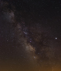 The Milkyway Core with Jupiter on the right side