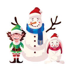 card of christmas in white background