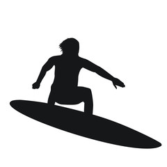 Surfing Silhouette
