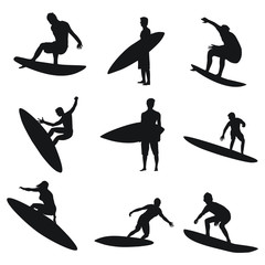 Surfing Silhouettes