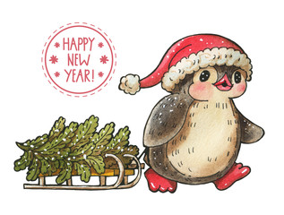  funny cartoon penguin © tiff20