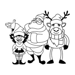 card of christmas in white background