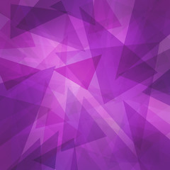 abstract purple background with triangles and rectangle shapes layered in contemporary modern art design