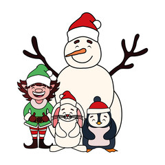 card of christmas in white background