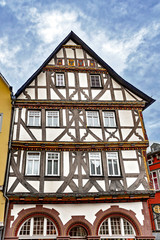 Fachwerkhaus in der historischen Altstadt von Wetzlar an der Lahn
