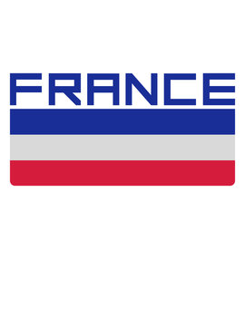 stolz france wappen emblem flagge frankreich französisch blau weiß rot fußball trikot team crew land patriot heimat herkunft liebe rechteck eckig cool design