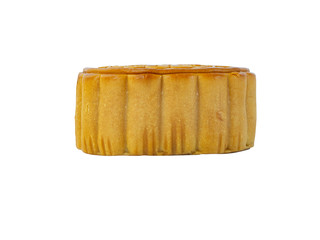 One piece of Mooncake, Isolated background.