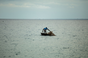 Haiti Caribe Barco Pescadores