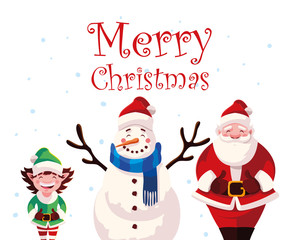 card of christmas with label merry christmas