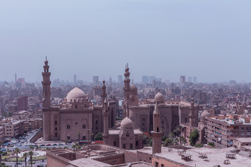 General scene of old Cairo from the top of the castle of Mohammed Ali