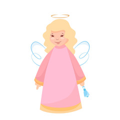Christmas angel with a bell
