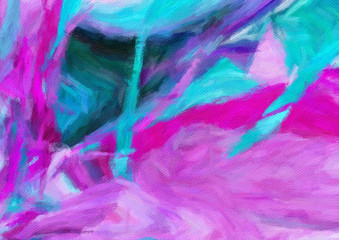 Colorful oil painting abstract art texture with brush strokes. Vintage Style background with space for text. Good for banner, design work and advertising or commercial. Can be printed in very big size