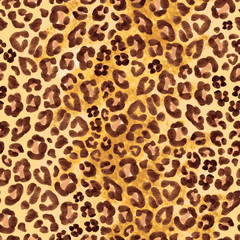 Snow leopard skin seamless pattern S
