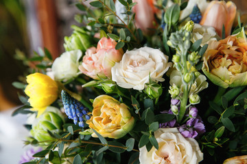 stunning beautiful flowers for a top event, flowers decorating your holiday and Christmas