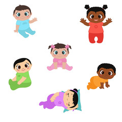 Cute baby illustration