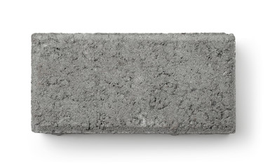 Top view of concrete sand brick