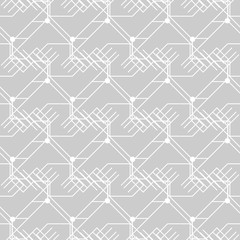 Seamless abstract geometric background or pattern for web sites and covers or fabrics, clothing, etc. Vector.