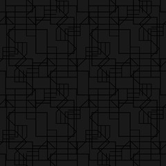 Seamless abstract geometric background or pattern for web sites and covers or fabrics, clothing, etc. Vector.