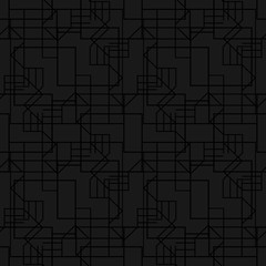 Seamless abstract geometric background or pattern for web sites and covers or fabrics, clothing, etc. Vector.