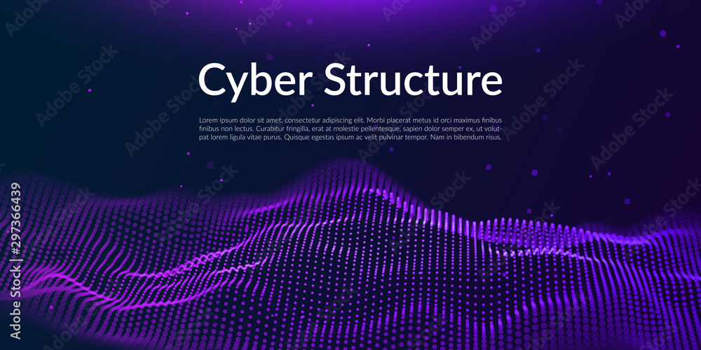 Poster digital technology background. abstract connections. futuristic sci-fi user interface concept with g