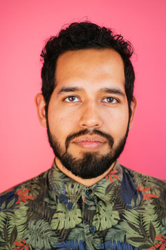 Portrait of Latino man in studio environment