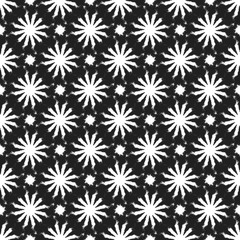 Black ink brush grunge square, brush strokes elements. Can be used as a finished illustration or as a seamless background / pattern.