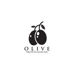Olive oil logo design vector template