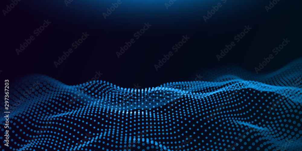 Poster digital technology background. abstract connections. futuristic sci-fi user interface concept with g